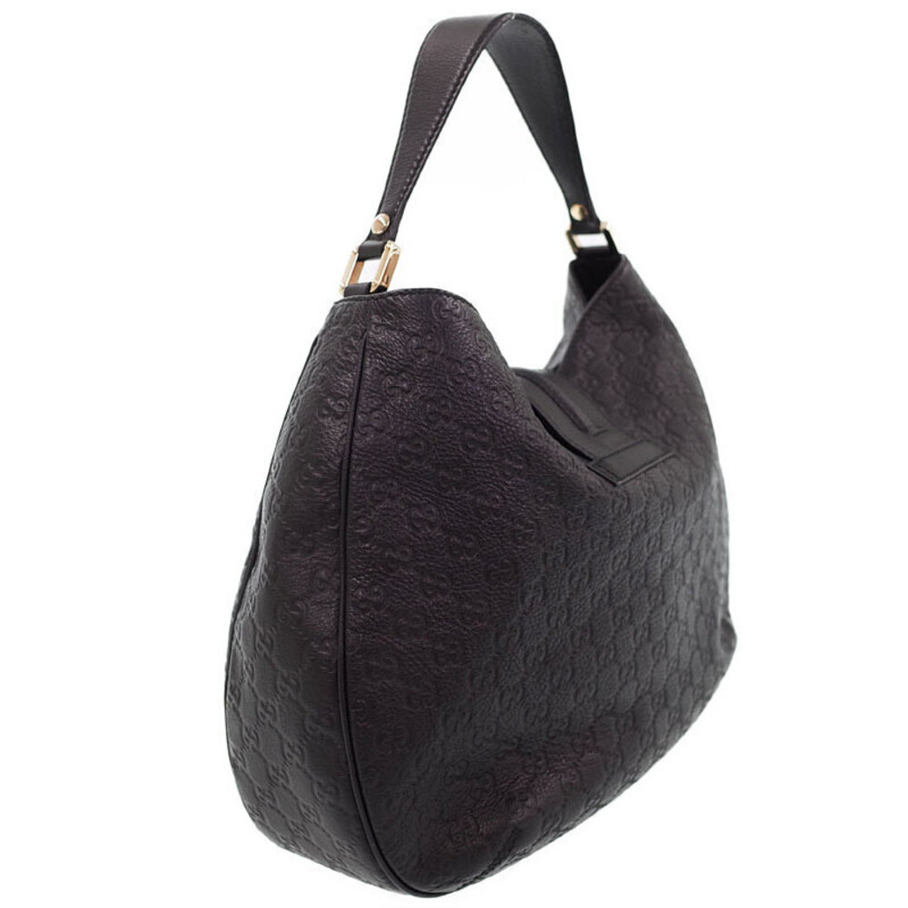 Gucci ssima Black One Bag Hobo Hobo Shoulder
